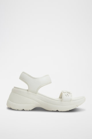 Sandales à talons plateformes Camomille - Blanc