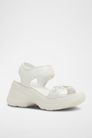 Sandales à talons plateformes Camomille - Blanc