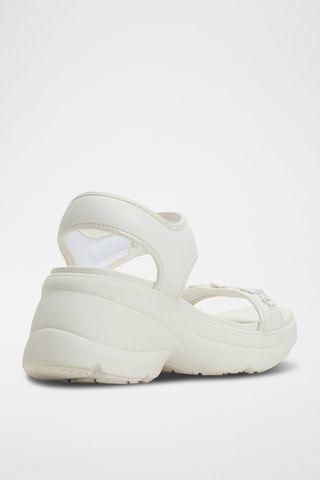 Sandales à talons plateformes Camomille - Blanc