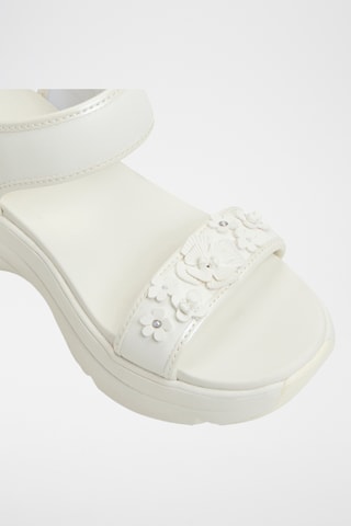 Sandales à talons plateformes Camomille - Blanc