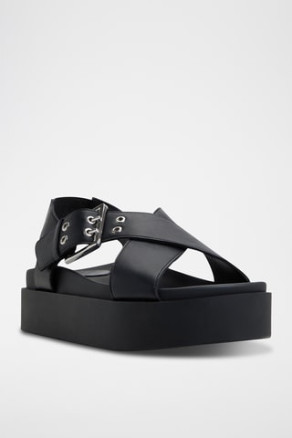 Sandales plateformes Naluu - Noir