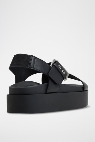 Sandales plateformes Naluu - Noir