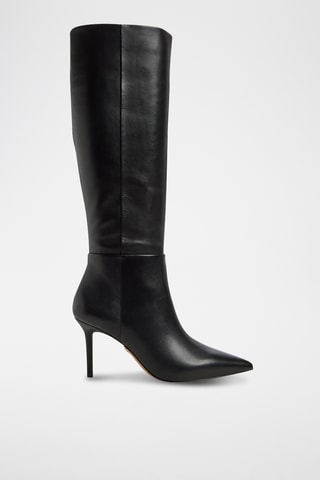 Bottes en cuir Saphiria - Noir