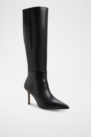 Bottes en cuir Saphiria - Noir