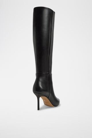 Bottes en cuir Saphiria - Noir
