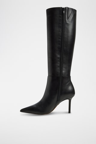 Bottes en cuir Saphiria - Noir