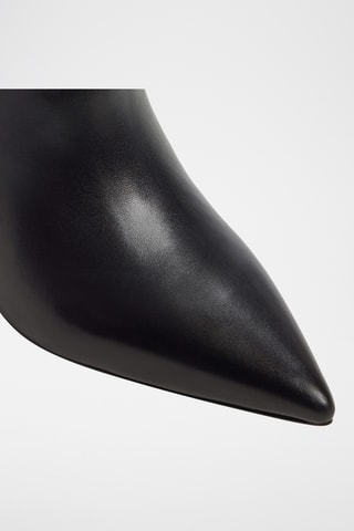 Bottes en cuir Saphiria - Noir