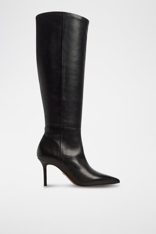 Bottes en cuir Saphiria-Wc - Noir
