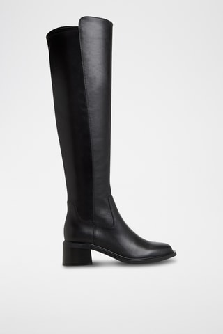 Bottes en cuir Anahi - Noir