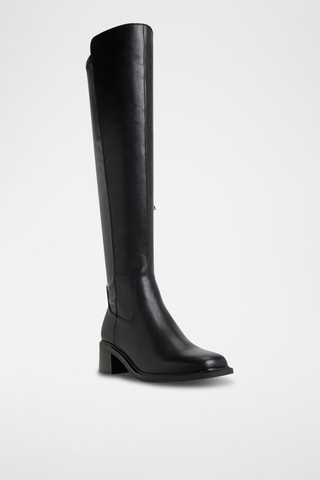 Bottes en cuir Anahi - Noir