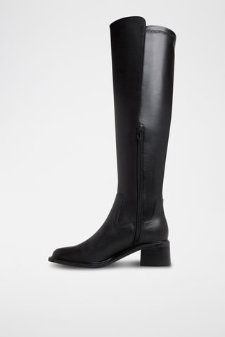 Bottes en cuir Anahi - Noir