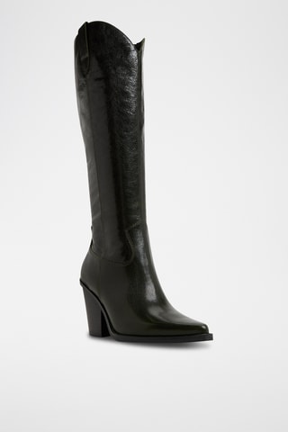 Bottes en cuir Nevada - Vert foncé