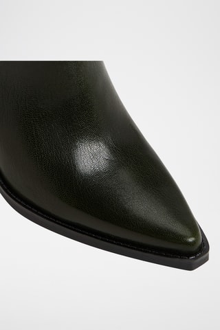 Bottes en cuir Nevada - Vert foncé