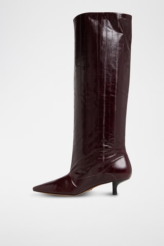 Bottes en cuir Everose - Bordeaux