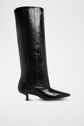 Bottes en cuir Everose - Noir