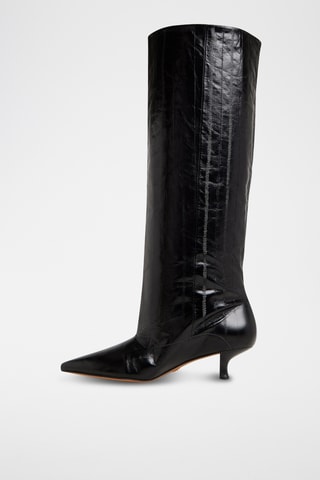 Bottes en cuir Everose - Noir