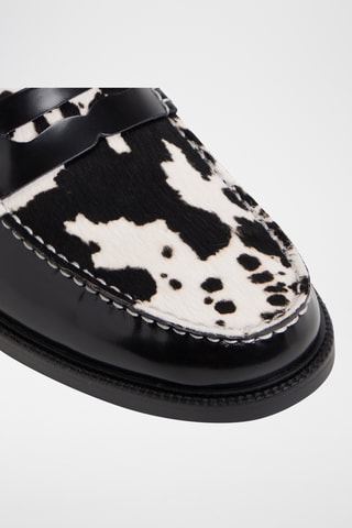 Mocassins vernis en cuir Kieran - Noir