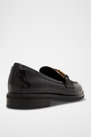 Mocassins vernis en cuir Bissom - Noir
