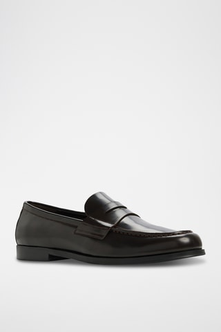 Mocassins vernis en cuir Keifer - Marron