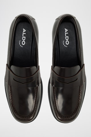 Mocassins vernis en cuir Keifer - Marron