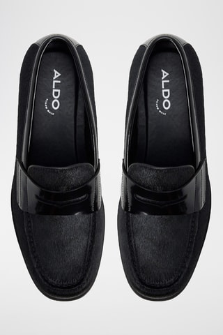 Mocassins vernis en cuir Keifer - Noir