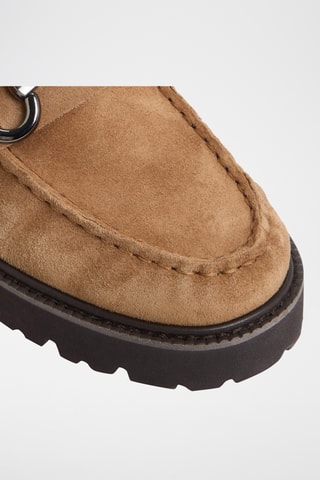 Mocassins plateformes en cuir Danrose - Marron