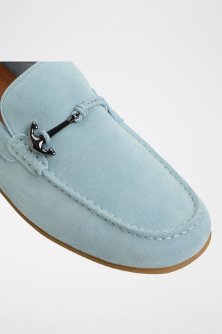 Mocassins en cuir Wilbart - Bleu clair