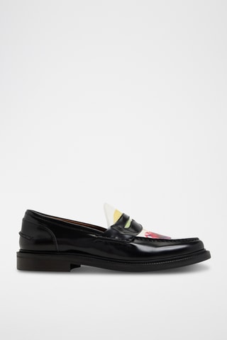 Mocassins vernis en cuir Buckley - Noir