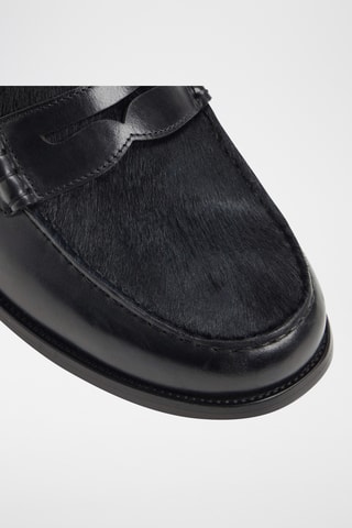 Mocassins en cuir Jarom - Noir