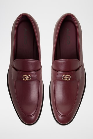 Mocassins en cuir Beck - Bordeaux