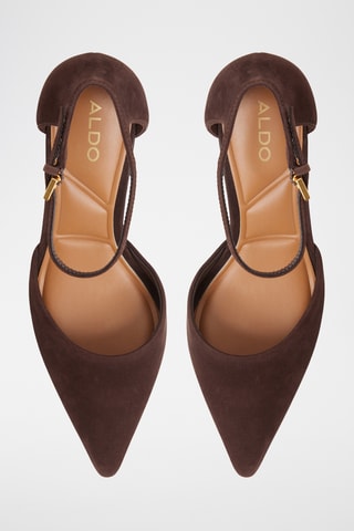 Escarpins montants en cuir Merlo - Marron