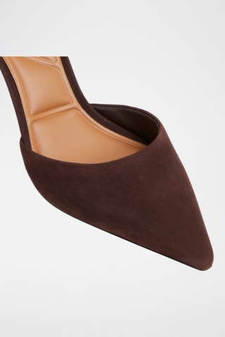 Escarpins montants en cuir Merlo - Marron