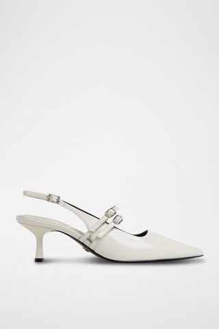 Escarpins vernis Halsie - Blanc