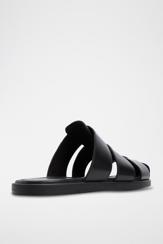 Mules en cuir Marais - Noir