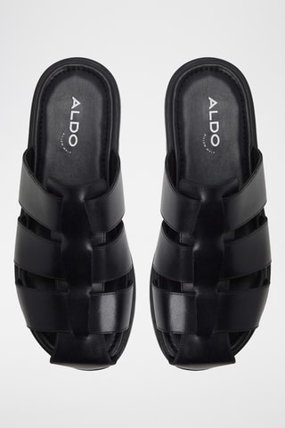 Mules en cuir Marais - Noir