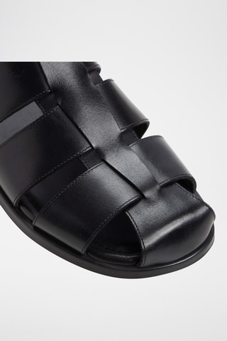 Mules en cuir Marais - Noir