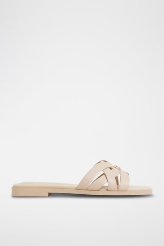Mules en cuir Jennaleriel - Beige