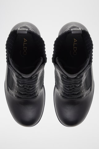 Bottines en cuir Rebellious - Noir