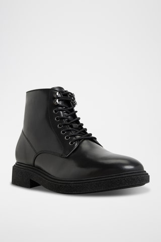 Boots en cuir Waltonn - Noir