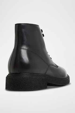 Boots en cuir Waltonn - Noir