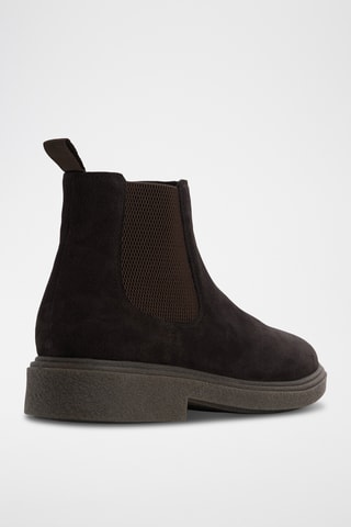 Boots en cuir Zeddyy - Marron foncé