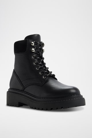 Bottines en cuir Lewellan - Noir