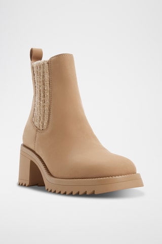 Bottines en cuir Anneliese - Beige