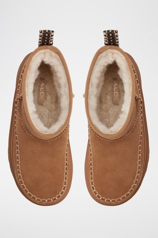 Bottines en cuir Milanie - Marron