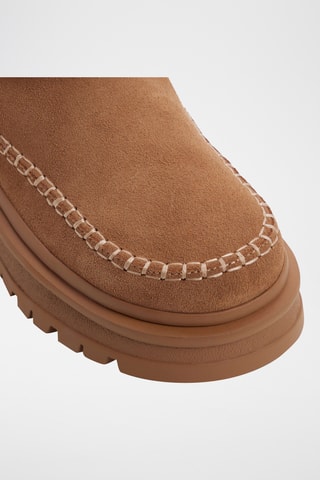 Bottines en cuir Milanie - Marron