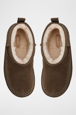 Bottines en cuir Milanie - Marron