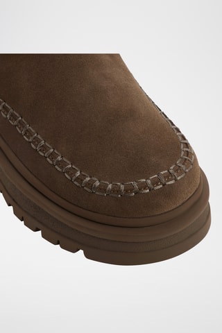 Bottines en cuir Milanie - Marron