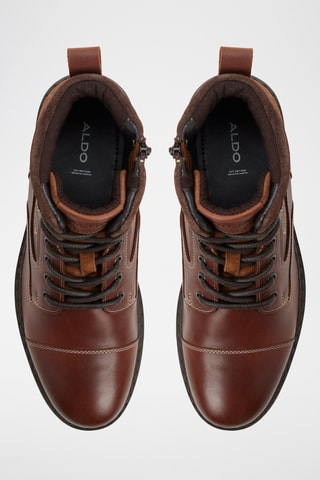 Boots en cuir Armie - Marron