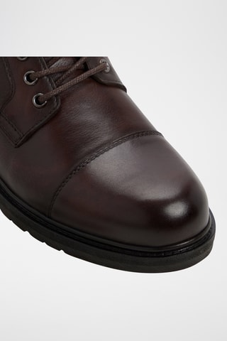 Boots en cuir Quaid - Marron