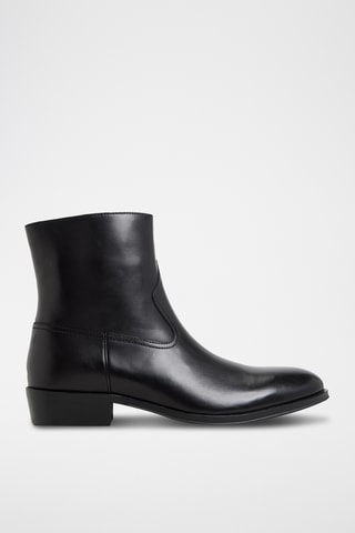 Boots en cuir Calix - Noir